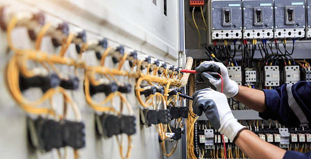 Professional Electrical Panel Upgrade technician working in Vilas County County, WI